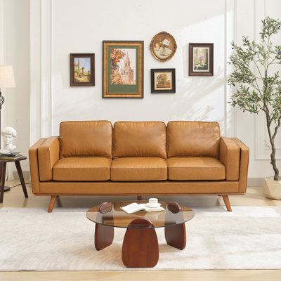 Reeves 84'' Vegan Leather Sofa