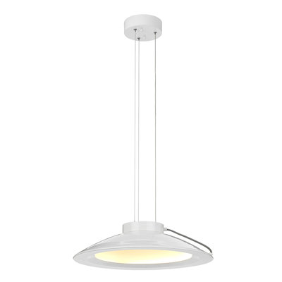 Araby 1 - Light White Painted LED Cone Pendant