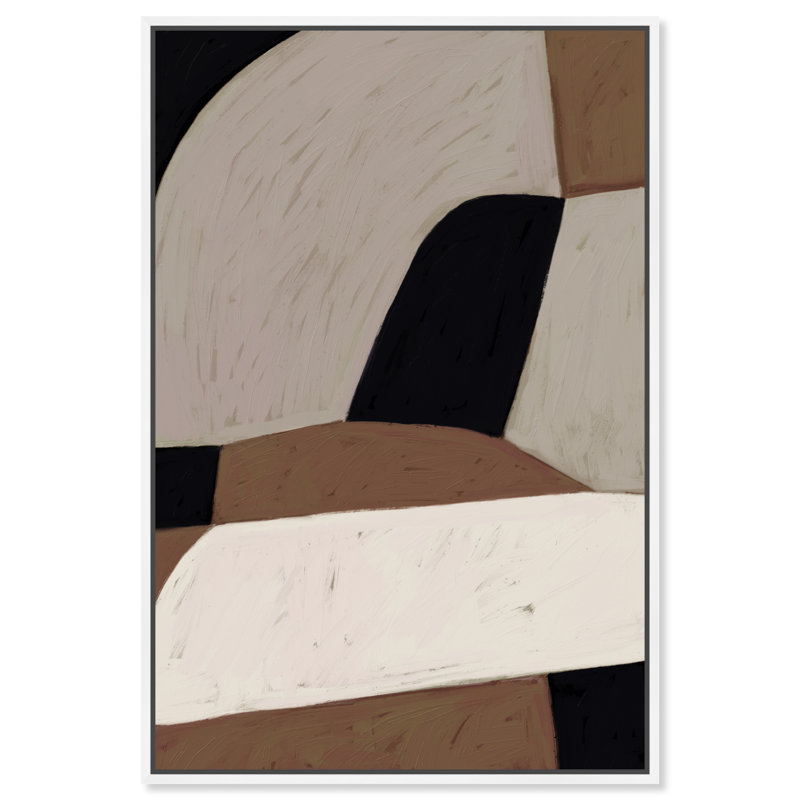 Hiding Away Print by Oliver Gal, 11"H x 16"W, White Floater Frame