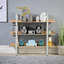 Matta 106cm H x 120cm W Iron Ladder Bookcase-1593057993