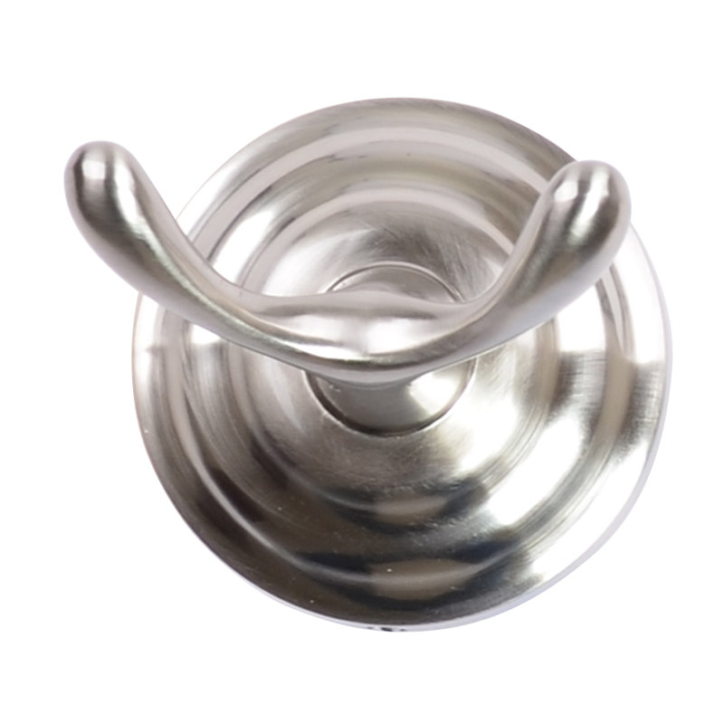 Elm Mounting Robe Hook, Satin Nickel
