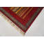 Aryana Wool Striped Area Rug in Red