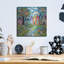Art mural en métal luxueux «Quilt Style Scene 1» par Rey Klimt, 12 po x 12 po-114790586