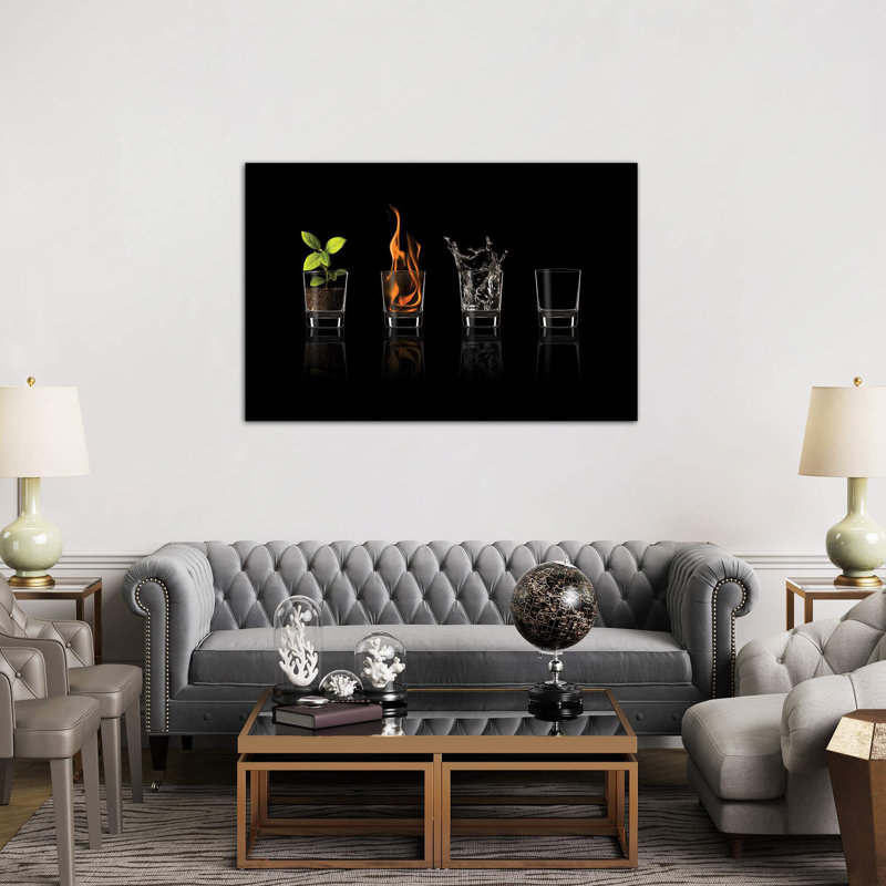 Elements - Wrapped Canvas Print, 51 cm H x 76 cm W, Paper