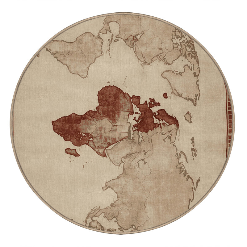 Tapis géométrique, Rond 8 pi