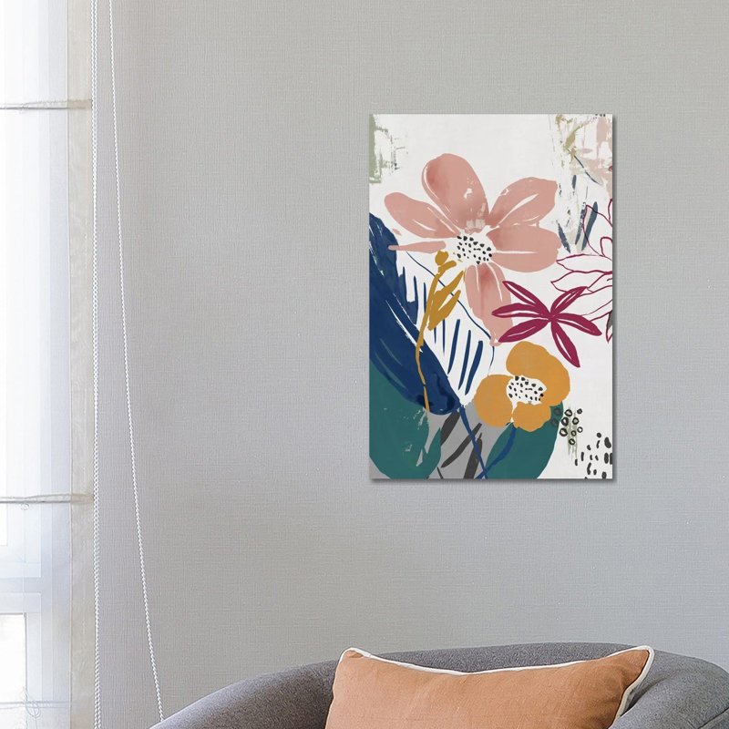 Smile Of The Summer by Asia Jensen - Wrapped Canvas Painting