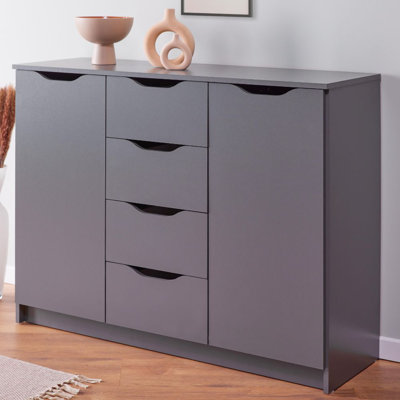 Mailys 122Cm Wide 4 Drawer Sideboard