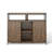Heloise 39.37" Sideboard Buffet Cabinet With Sliding Barn Doors For Living Room, Dining Room, Kitchen, Hallway