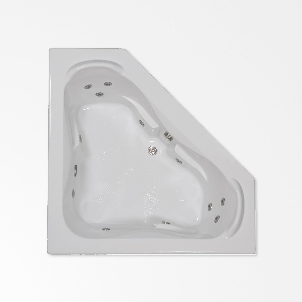 WaterTech 59.5'' x 59.5'' DropIn Whirlpool Acrylic Bathtub Wayfair