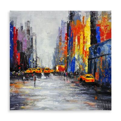 Color Spotted Street Tablecloth - Indoor/Outdoor Home Decor