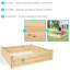 Lit de jardin surélevé carré en bois de sapin 4 pi x 4 pi Fernbush