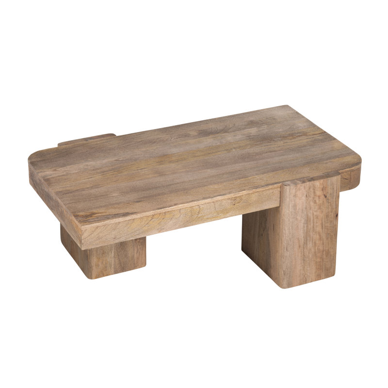Chenul Rectangle Solid Wood Cocktail_Coffee Table