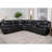 Salerno  Upholstered Power Reclining Sectional Sofa