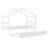 Twin House Bed With Trundle & Solid Wood Frame-940067382-940067380