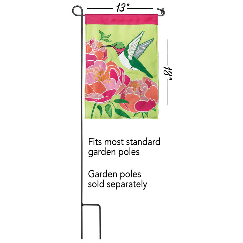 Double Sided Polyester Garden Flag, 18" H x 13" W