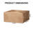 Ashanka Japandi Style Natural Woven Seagrass Coffee Table, 16.68" H X 35.64" W X 35.63" D