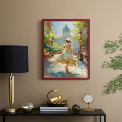 «WOMEN Series DCCL XXVII», reproduction encadrée - bois massif