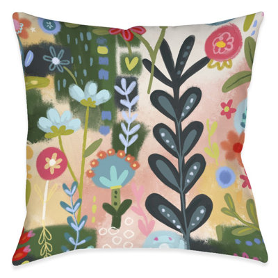 Coussin décoratif floral