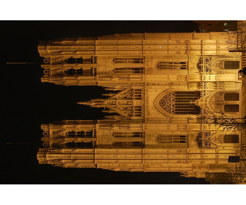 Cathédrale Saint-Michel, Bruxelles, Belgique, H 12 po x l 18 po