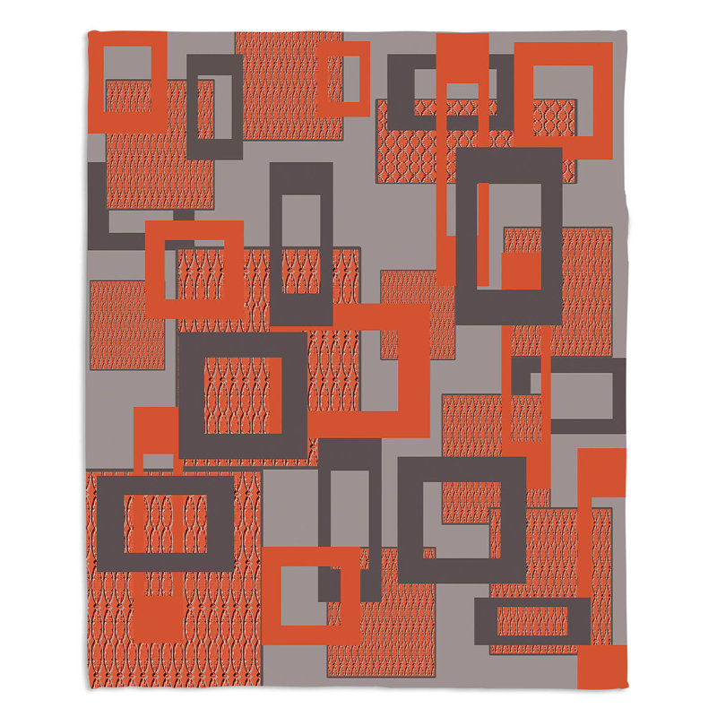 Hand Woven Throw Blanket, 68" W x 80" L