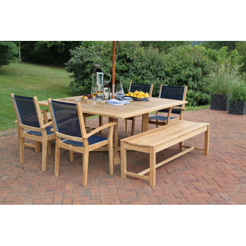 Bayhead Outdoor Square Teak Dining Table