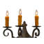 Angelique 3 - Light Candle Wall Light