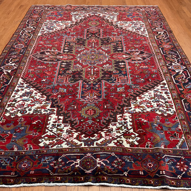 Tapis rectangulaire en laine