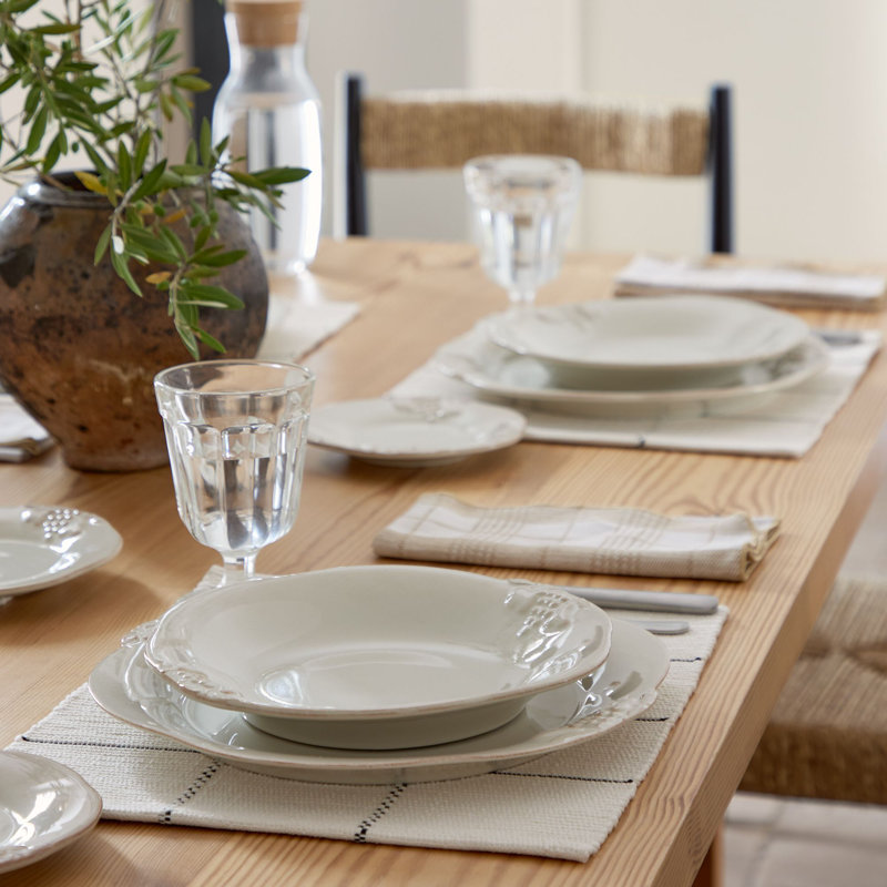 Fine Stoneware Pasta Plate