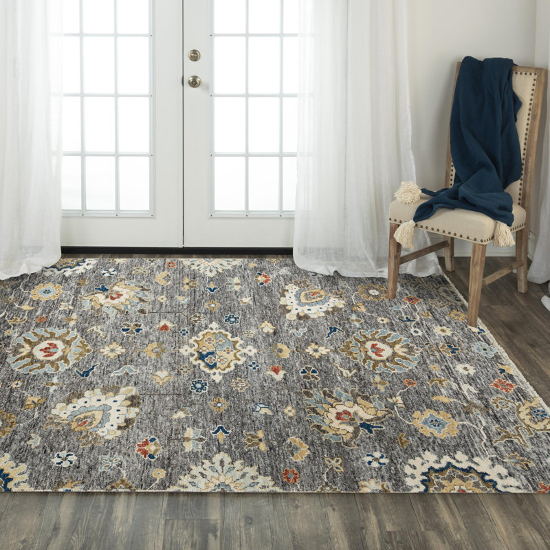 Kule Hand Knotted Wool Oriental Indoor Rug, Rectangle 2' x 3'