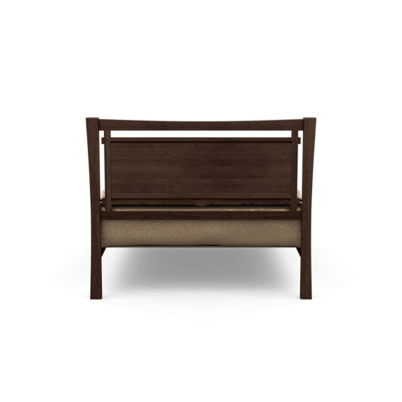 Monterey Solid Wood Platform Bed, Smoke Cherry, California King, Conventional