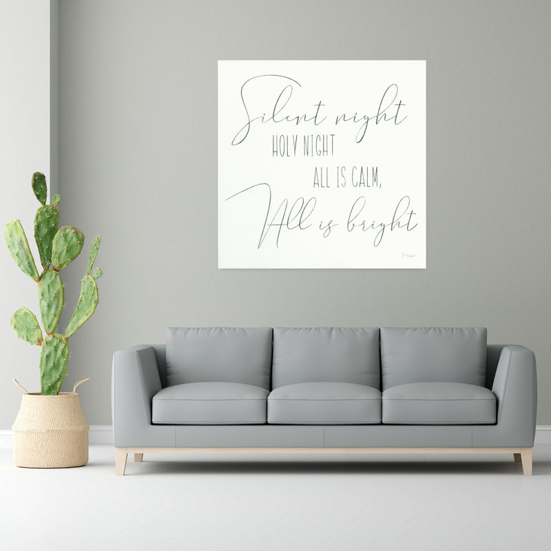 «Silent Night Sign», art contemporain abstrait, H 48 po x l 48 po