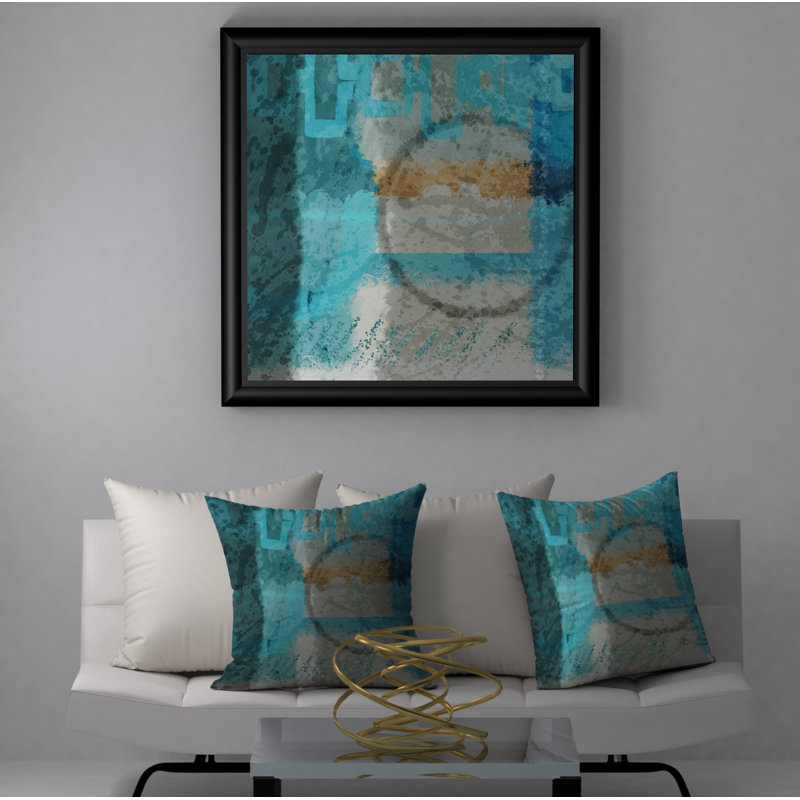 Housse de coussin carrée/insert, 18" x 18"