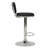 Uriana Swivel Upholstered Adjustable Height Counter Stool with Metal Frame-771089114