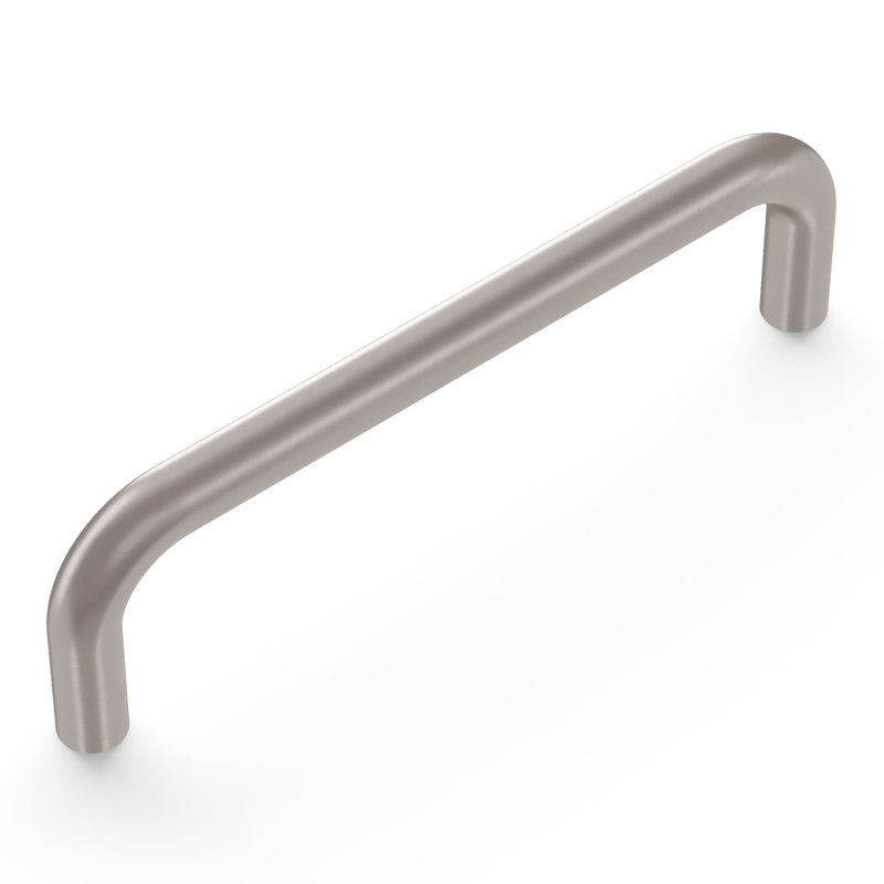 Poignée en métal 3-3 / 4 po, Nickel satiné