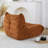 Bean bag Chair with button tufted back-1016822128