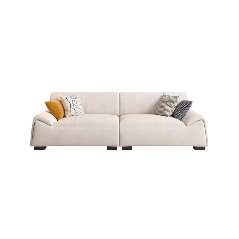 Italian light luxury simple sofa, 30.7" H x 90.55" W x 37" D, 3