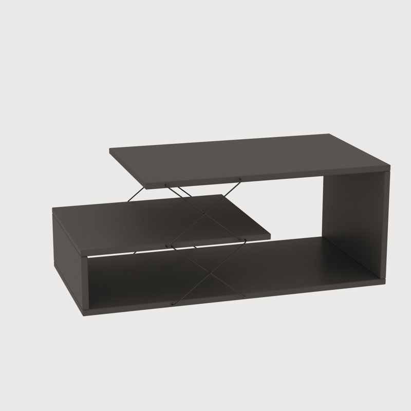 Table basse avec rangement Fesel, Anthracite