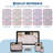 Ultra Soft Floral Low Pile Area Rug Non Slip Machine Washable Child Pet Friendly Decorative Carpet for Living Room Bedroom Nursery Playroom-1804743132-1804743134