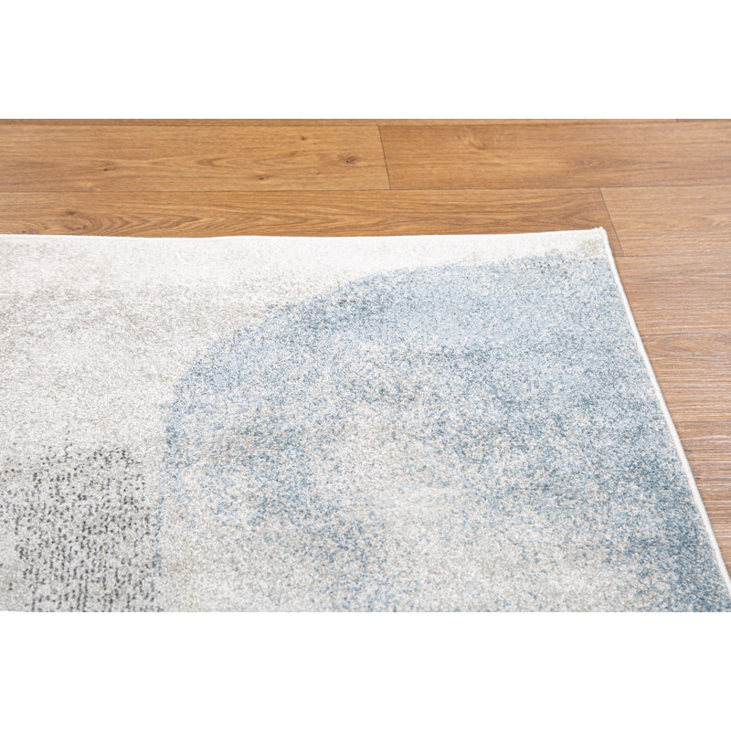 Tapis abstrait multicolore Keefer Collection, Rectangle 9 pi 6 po x 13 pi 1 po