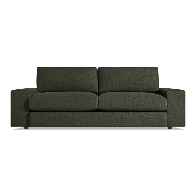 Esker Sofa, Kelso Blue 100% Polyester, 31" H x 98" W x 42" D
