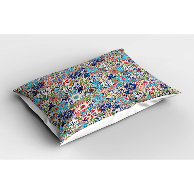 Polyester Geometric Sham Set, Twin