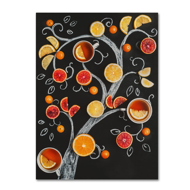 « teatime tree », reproduction de photo sur toile tendue, H 19 po x l 14 po