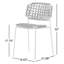 Yo Outdoor Chair with Woven Seat and Metal Frame-1957243845