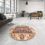 Tapis décoratif multicolore à motif abstrait-1815683150