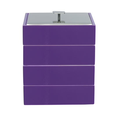 Tre Jewel/Petit Four Case - 1 Piece - Violet
