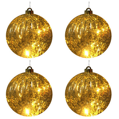 Boules de Noël sphériques à piles