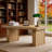 63" W Executive Desk with Pedestal Base-981193433