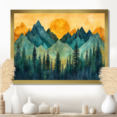 Goodill Alaska Forest Echoes In The Summit II - montagnes, art mural