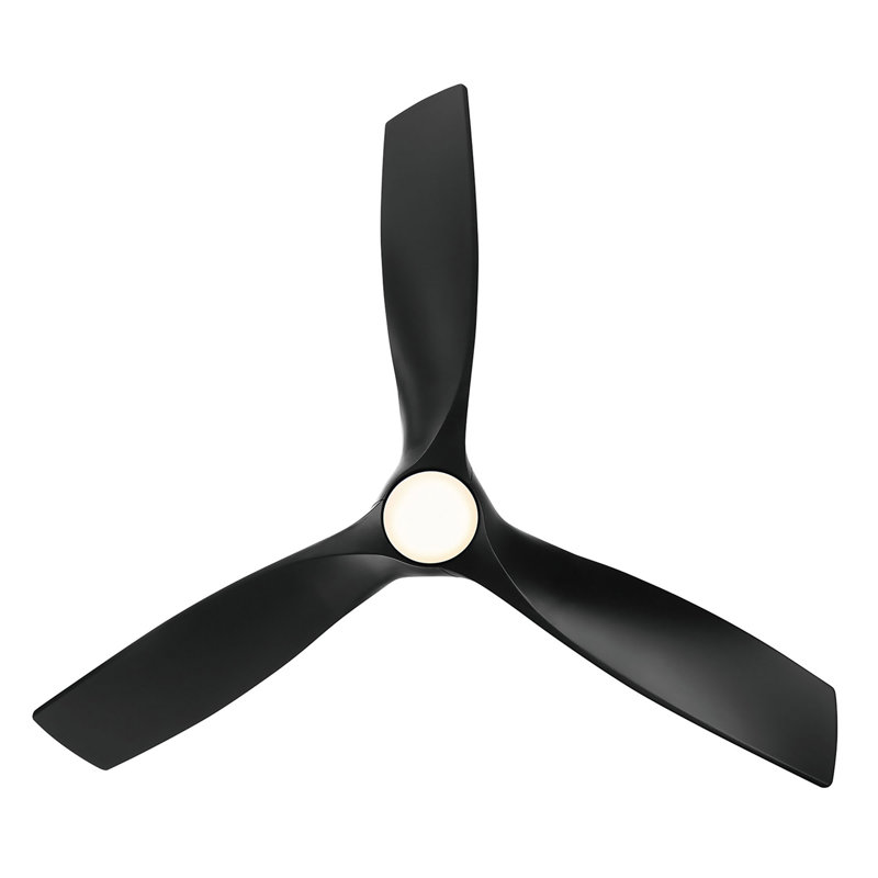 Zephyr 3 - Blade Outdoor/Indoor Smart Ceiling Fan with Light Kit And Remote Control Included, Graphite With Weathered Gray