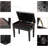 Black Button-Top Piano Bench, Adjustable Height-2097403952